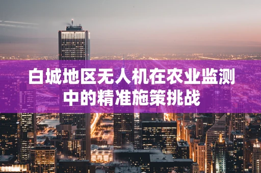 白城地区无人机在农业监测中的精准施策挑战
