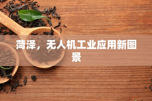 菏泽，无人机工业应用新图景