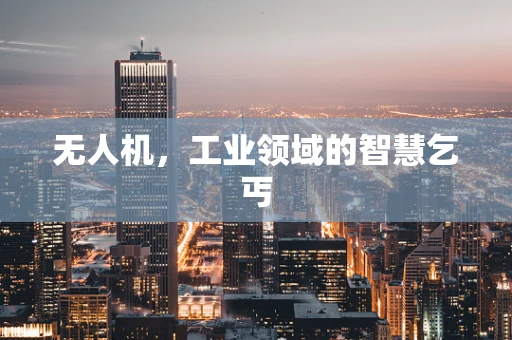 无人机，工业领域的智慧乞丐