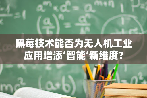 黑莓技术能否为无人机工业应用增添‘智能’新维度？