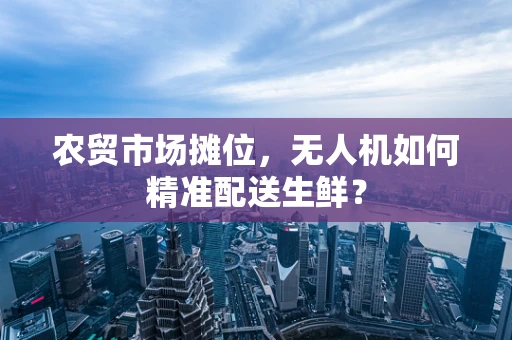 农贸市场摊位，无人机如何精准配送生鲜？