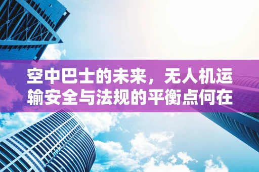 空中巴士的未来，无人机运输安全与法规的平衡点何在？