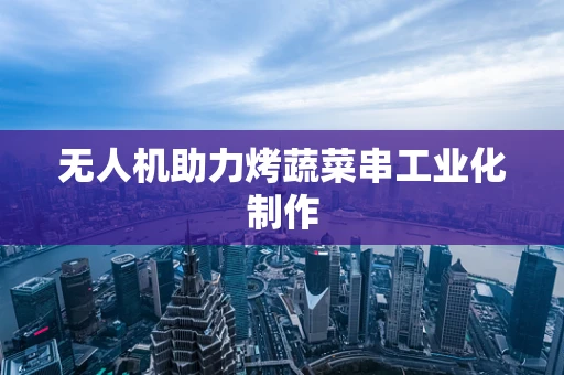 无人机助力烤蔬菜串工业化制作