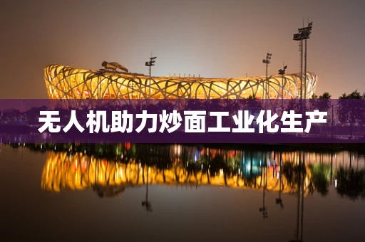 无人机助力炒面工业化生产