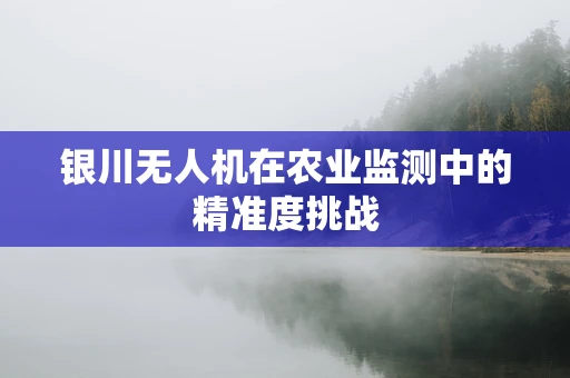 银川无人机在农业监测中的精准度挑战