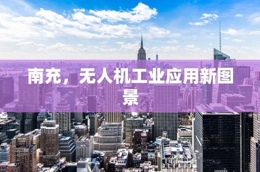 南充，无人机工业应用新图景