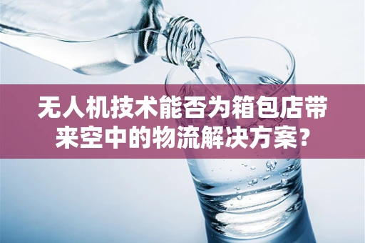 无人机技术能否为箱包店带来空中的物流解决方案？