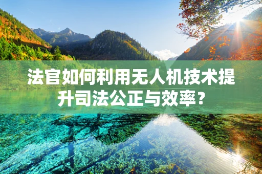 法官如何利用无人机技术提升司法公正与效率？