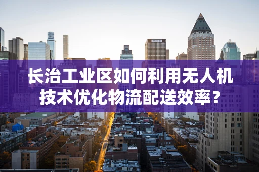 长治工业区如何利用无人机技术优化物流配送效率？