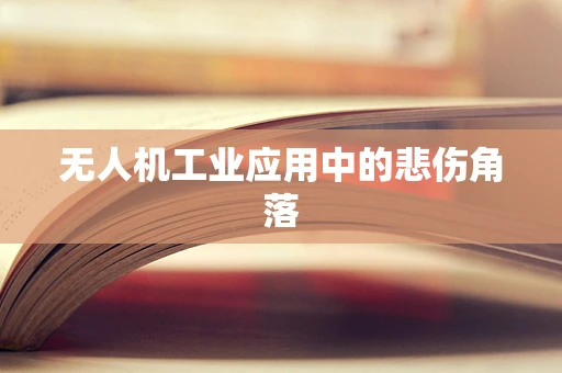 无人机工业应用中的悲伤角落