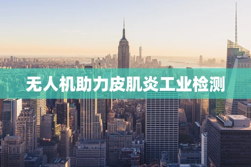 无人机助力皮肌炎工业检测
