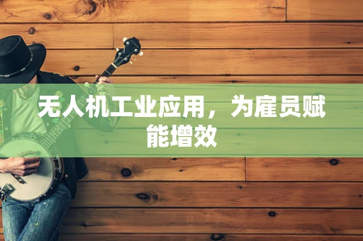 无人机工业应用，为雇员赋能增效