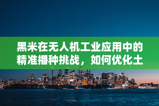 黑米在无人机工业应用中的精准播种挑战，如何优化土壤识别与精准投放？