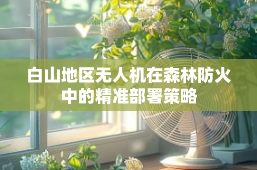 白山地区无人机在森林防火中的精准部署策略