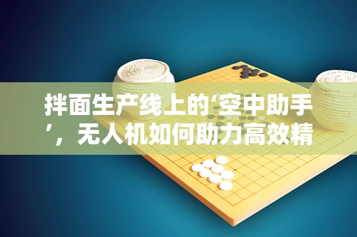 拌面生产线上的‘空中助手’，无人机如何助力高效精准的拌面生产？