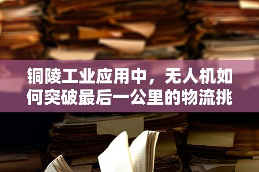 铜陵工业应用中，无人机如何突破最后一公里的物流挑战？