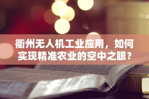 衢州无人机工业应用，如何实现精准农业的空中之眼？