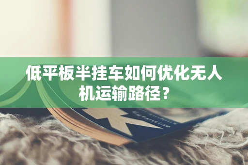 低平板半挂车如何优化无人机运输路径？