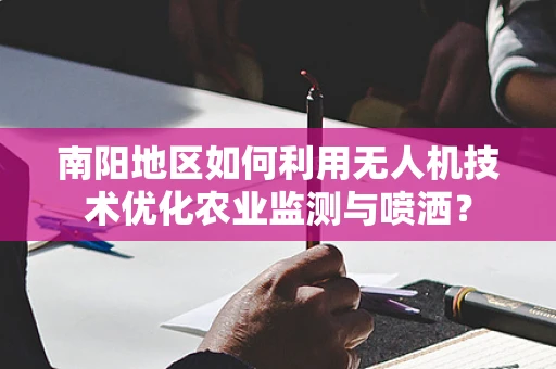 南阳地区如何利用无人机技术优化农业监测与喷洒？