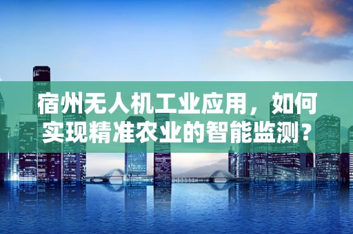 宿州无人机工业应用，如何实现精准农业的智能监测？