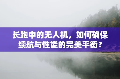 长跑中的无人机，如何确保续航与性能的完美平衡？