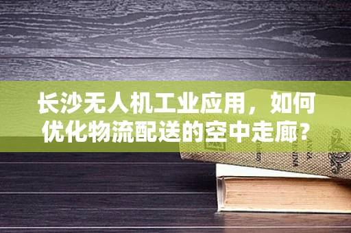 长沙无人机工业应用，如何优化物流配送的空中走廊？
