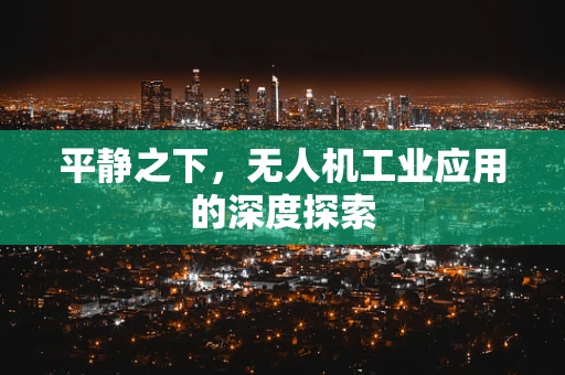 平静之下，无人机工业应用的深度探索
