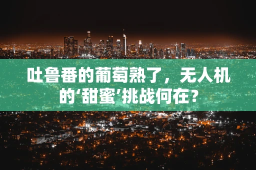 吐鲁番的葡萄熟了，无人机的‘甜蜜’挑战何在？