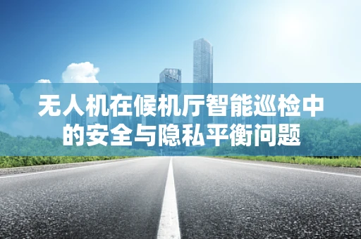 无人机在候机厅智能巡检中的安全与隐私平衡问题