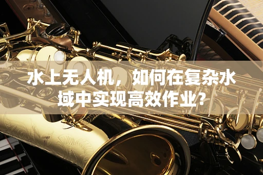 水上无人机，如何在复杂水域中实现高效作业？