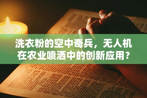 洗衣粉的空中奇兵，无人机在农业喷洒中的创新应用？