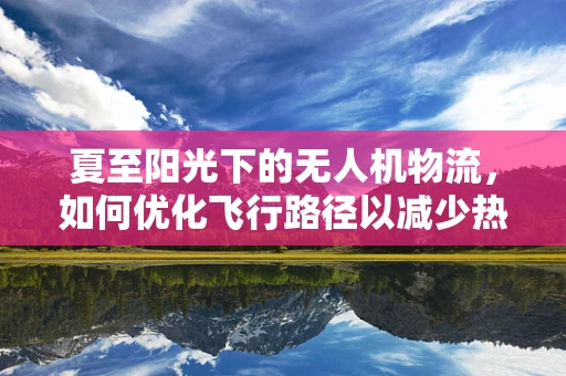 夏至阳光下的无人机物流，如何优化飞行路径以减少热浪影响？