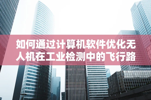 如何通过计算机软件优化无人机在工业检测中的飞行路径？