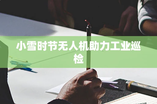 小雪时节无人机助力工业巡检