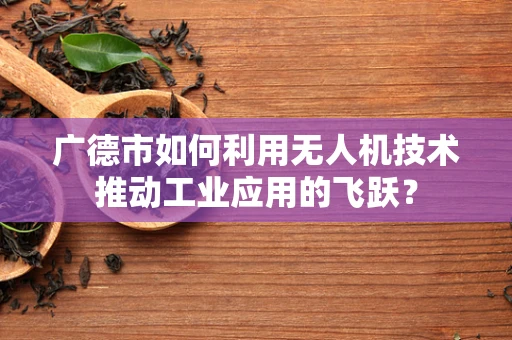 广德市如何利用无人机技术推动工业应用的飞跃？