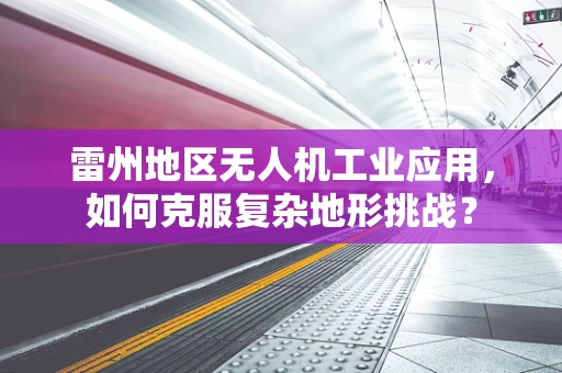 雷州地区无人机工业应用，如何克服复杂地形挑战？