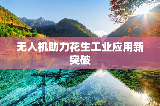无人机助力花生工业应用新突破