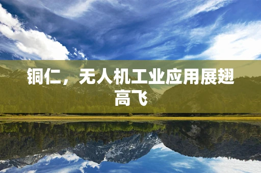 铜仁，无人机工业应用展翅高飞