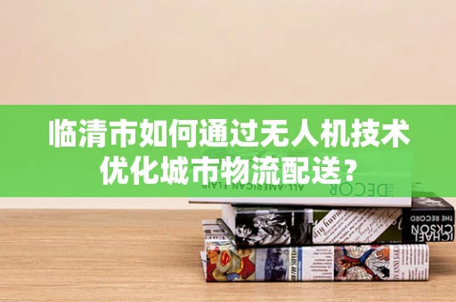 临清市如何通过无人机技术优化城市物流配送？