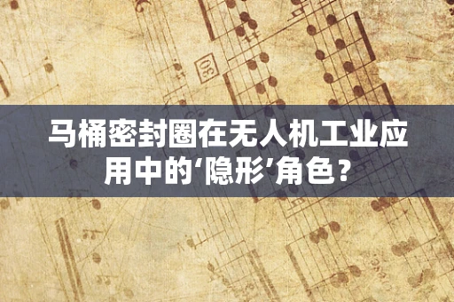 马桶密封圈在无人机工业应用中的‘隐形’角色？