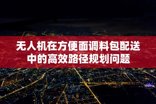 无人机在方便面调料包配送中的高效路径规划问题