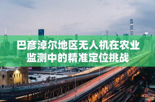 巴彦淖尔地区无人机在农业监测中的精准定位挑战