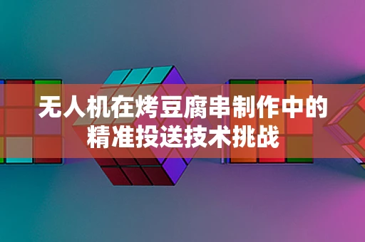 无人机在烤豆腐串制作中的精准投送技术挑战