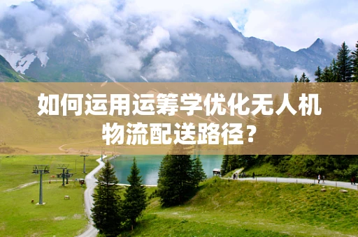 如何运用运筹学优化无人机物流配送路径？