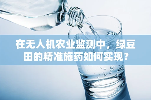 在无人机农业监测中，绿豆田的精准施药如何实现？
