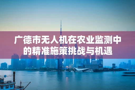 广德市无人机在农业监测中的精准施策挑战与机遇