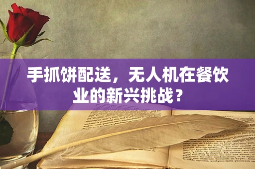 手抓饼配送，无人机在餐饮业的新兴挑战？