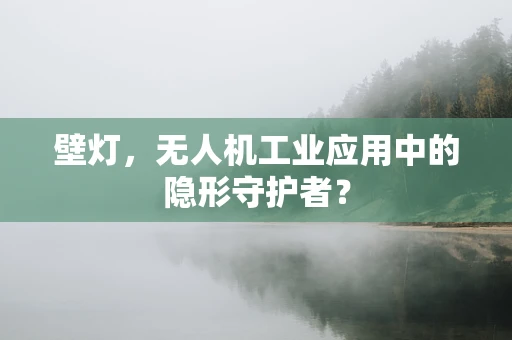 壁灯，无人机工业应用中的隐形守护者？