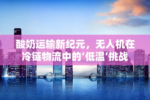 酸奶运输新纪元，无人机在冷链物流中的‘低温’挑战
