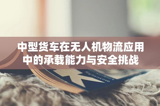 中型货车在无人机物流应用中的承载能力与安全挑战